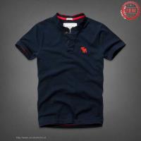 heren abercrombie and fitch henley tee korte t-shirt moose logo koningsblauw oranje Overhemd Op Maat p6hsy220